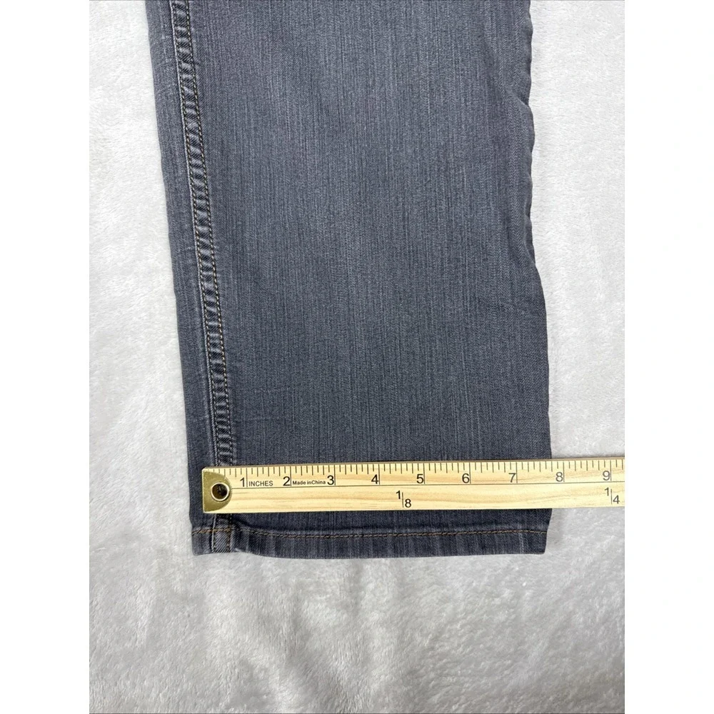 PrAna Men's Jeans Slim Fit Gray Charcoal‎ Breathe Straight Stretch Denim 38x32 - Picture 8 of 10